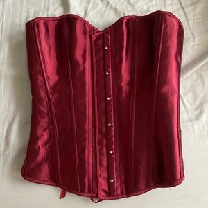 Red Satin Corset